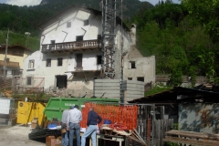demolizione vecchio fabbricato residence villa celestina rocca pietore belluno deon group impresa edile