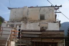 demolition old building residence villa celestina rocca pietore belluno deon group
